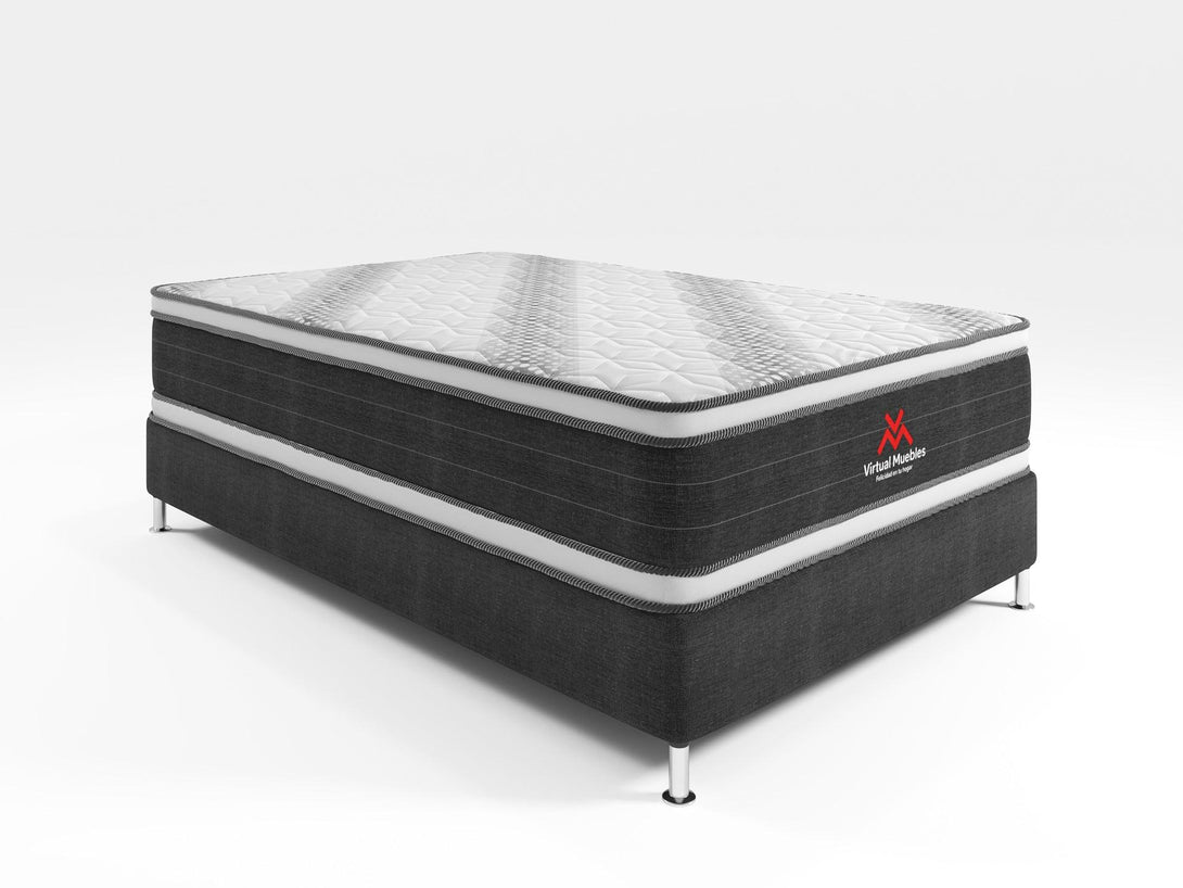 Combo para Habitación Jiang, incluye Base Cama Semidoble.