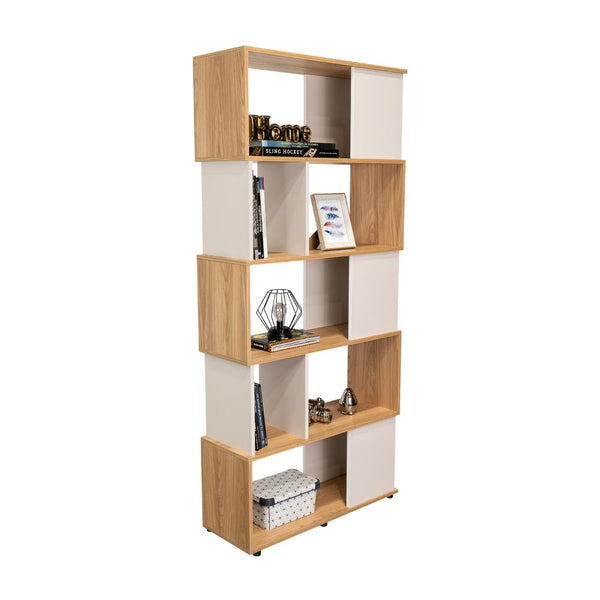 Biblioteca Noah, Fresno Europeo y Capri, con Variedad de Entrepaños