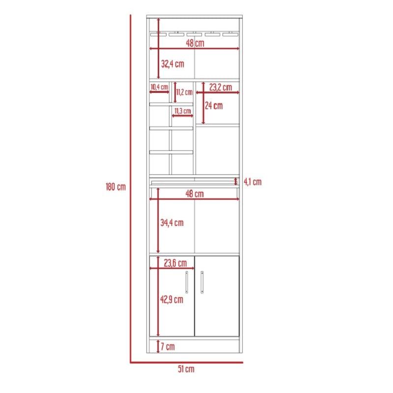 Bar Celeste color Beige para Sala.
