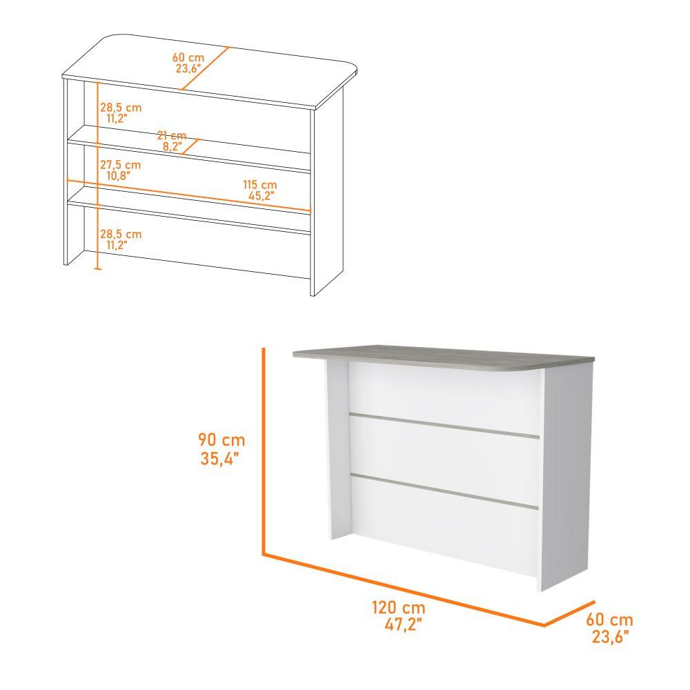 Barra De Cocina Diamante Color Blanco Marqueza y Agata Para Cocina.
