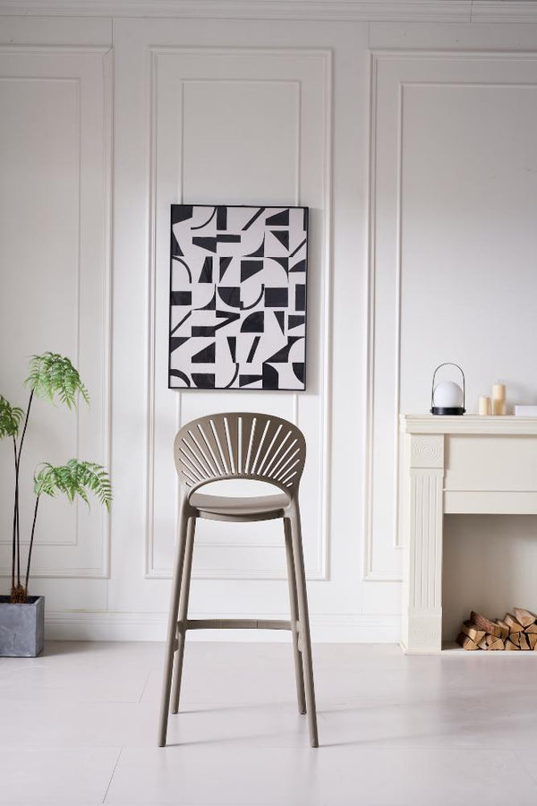 Butaco Alto Paraiso, Color Taupe, Diseño Moderno