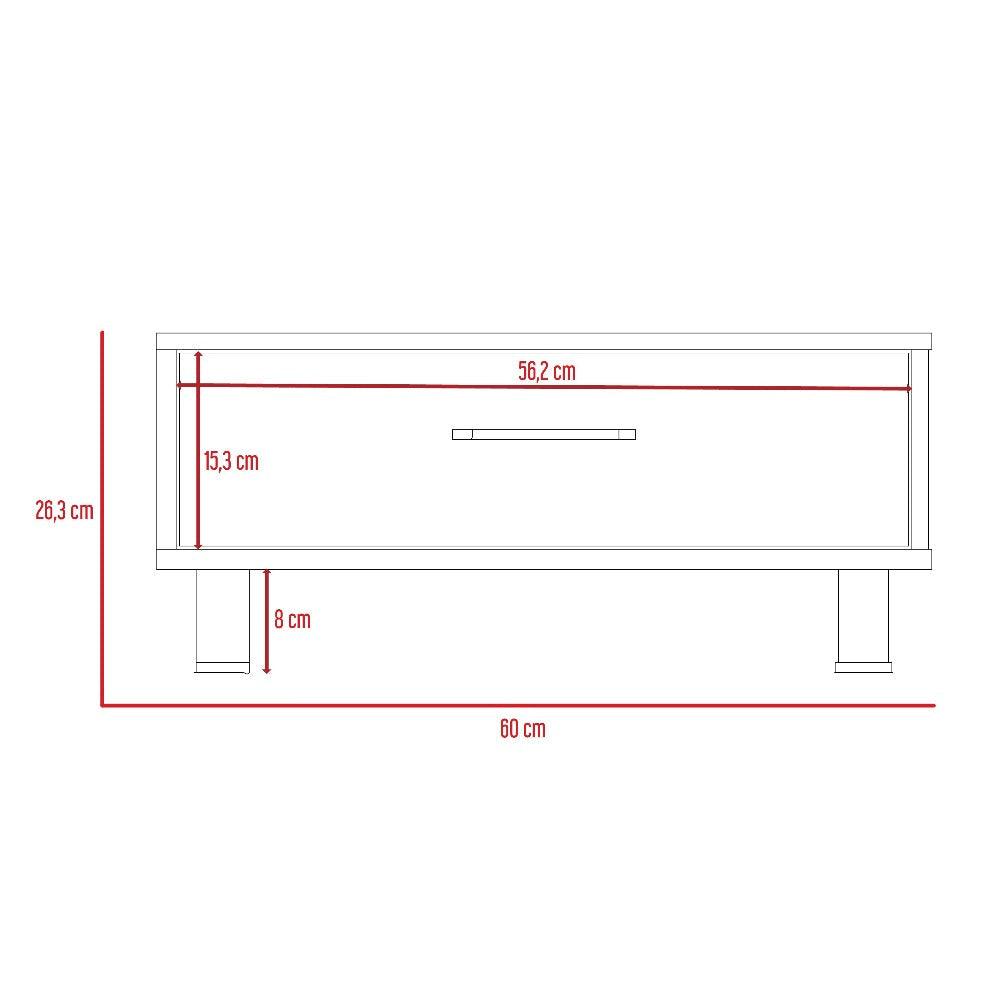 Combo Para Sala Capri, Incluye Biblioteca Cubo Y Mesa De Centro.