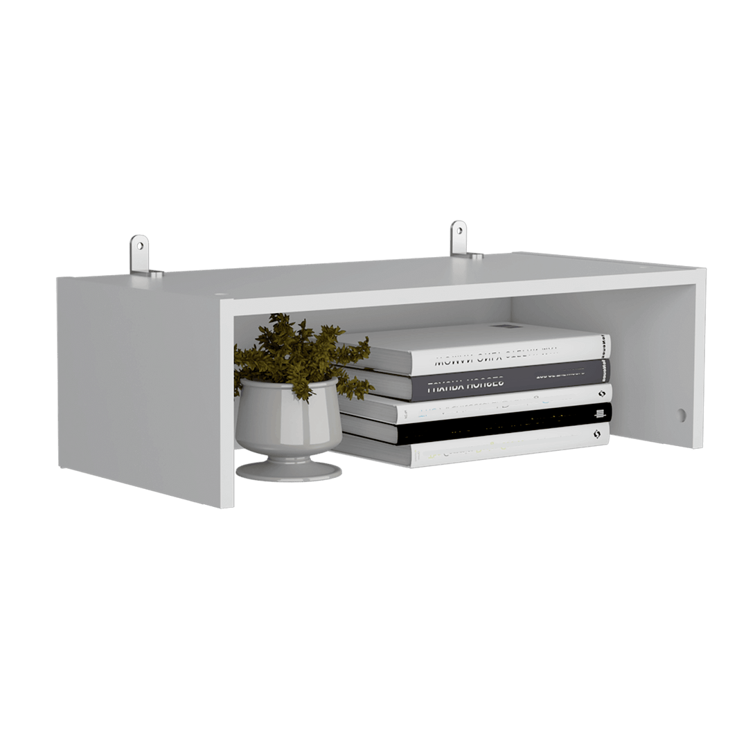 Combo de Bibliotecas Home, Blanco, Incluye Dos Bibliotecas y Dos Complementos - VIRTUAL MUEBLES