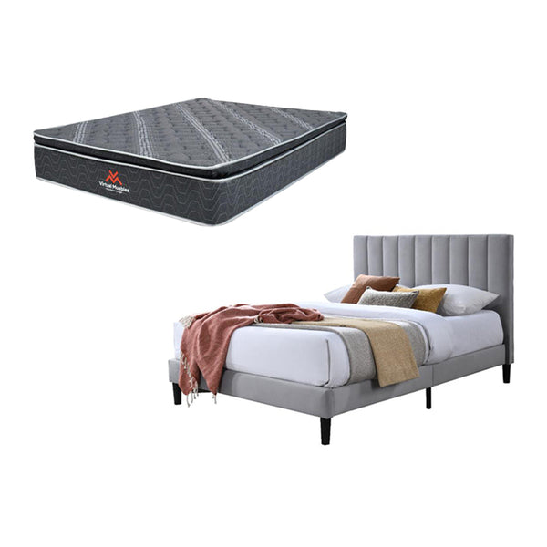 Combo Para Habitación Brisa, Incluye Cama Doble y Colchon 140x190