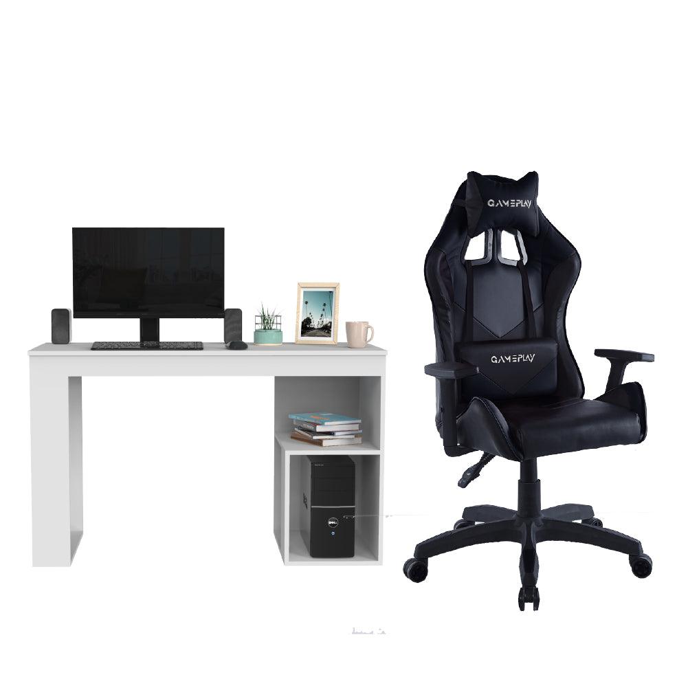 Combo Para Oficina Bazil Incluye Escritorio y Silla de Gamer.