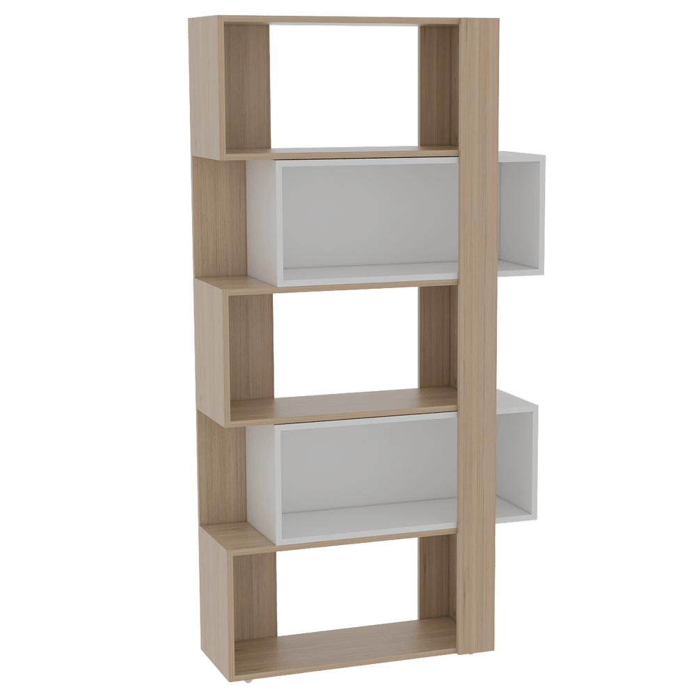 Combo Para Sala Aranza, Incluye Mesa Para Tv Y Biblioteca Cubo.