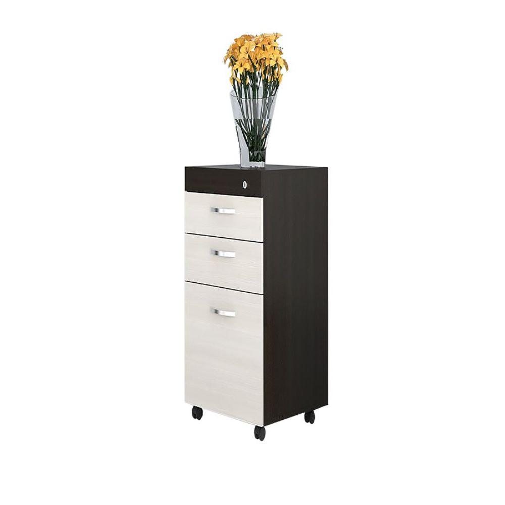 Archivador Dakari color Wengue y Nevado para Oficina.