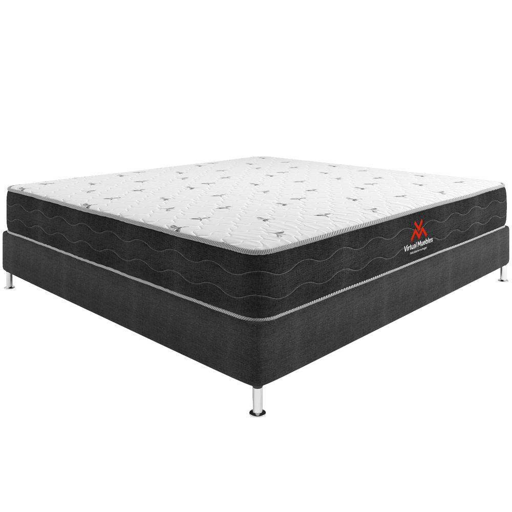 Combo para Habitación Wally, incluye Base Cama Presidencial y Colchón.
