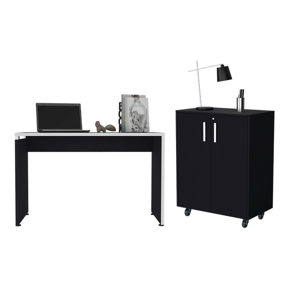 Combo Para Oficina Bengala, Incluye Escritorio y Archivador