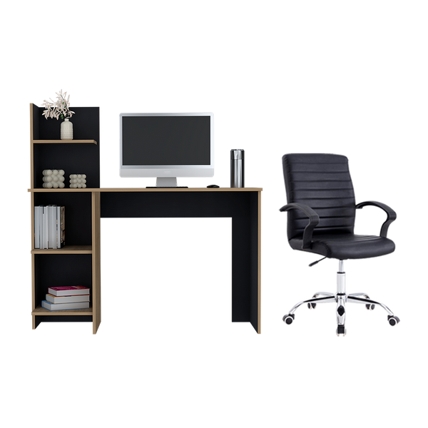 Combo Oficina Derk, Incluye Escritorio y Silla