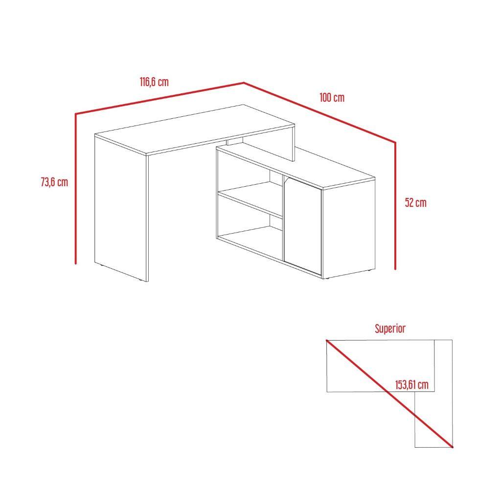 Combo Multifuncional Vatta, incluye Panel de TV y Escritorio.