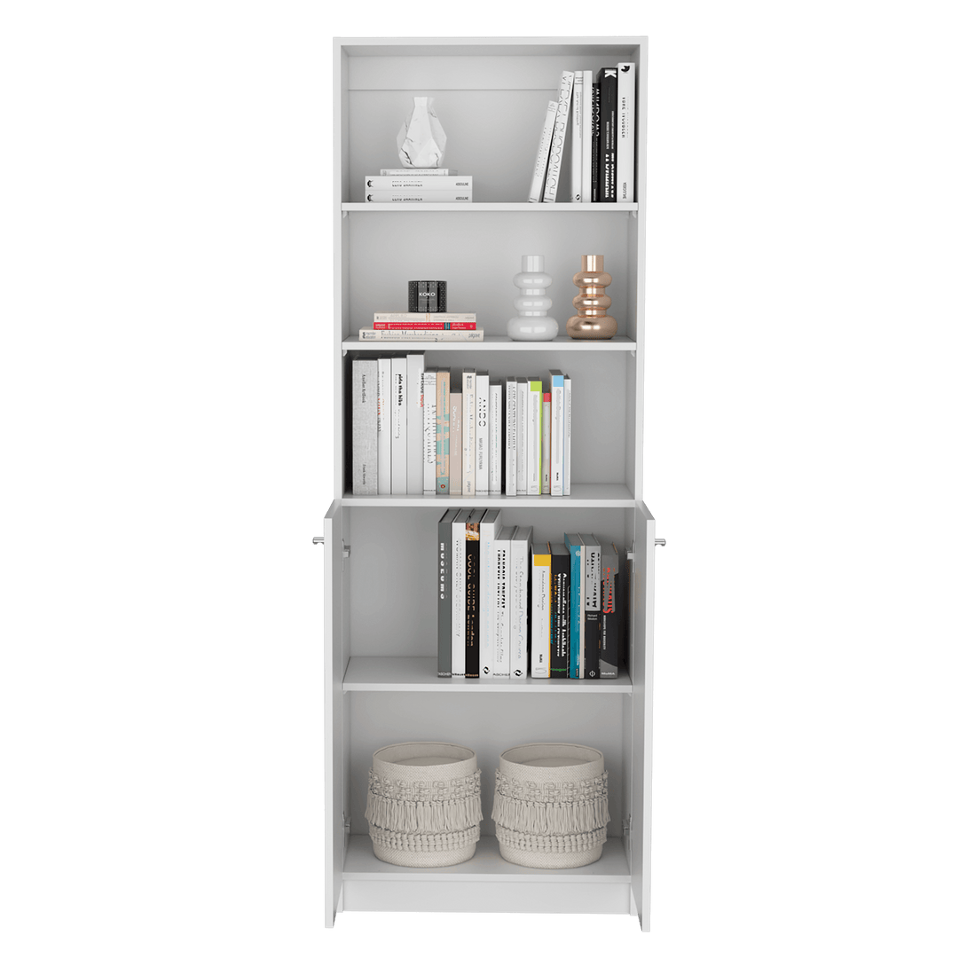 Combo de Bibliotecas Home Eco, Blanco, Incluye Dos Bibliotecas - VIRTUAL MUEBLES