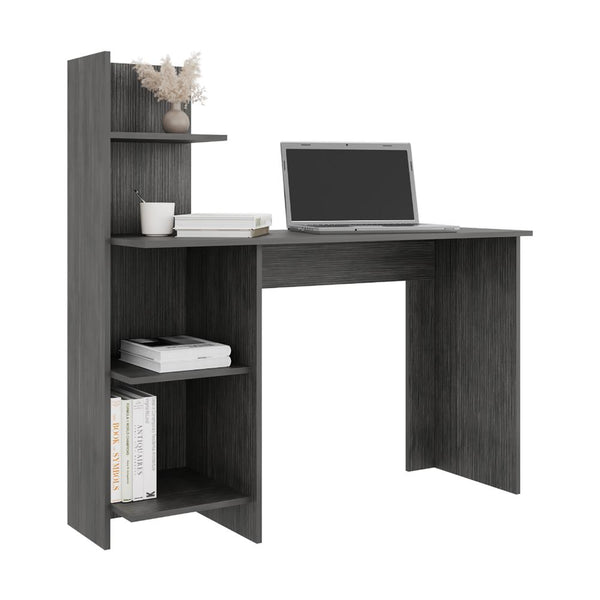 Escritorio Vilna, Roble Gris, con Amplia Superficie de Trabajo