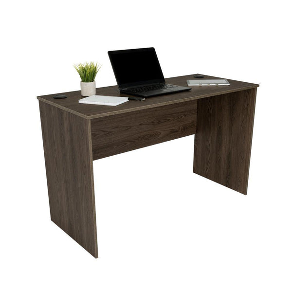 Escritorio Soul, Chocolate, con Amplio Espacio - VIRTUAL MUEBLES