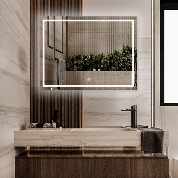 Espejo Cook, Cuadrado Con Luz Led