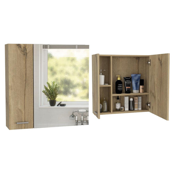 Gabinete de Baño Liena color Café claro.