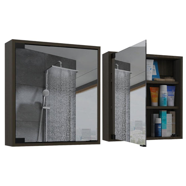 Gabinete de Baño Leroy color Moreno.