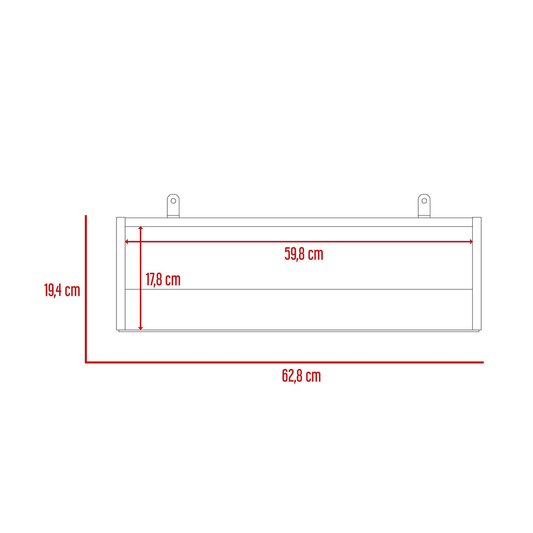 Combo de Bibliotecas Home, Blanco, Incluye Tres Bibliotecas y Tres Complementos - VIRTUAL MUEBLES