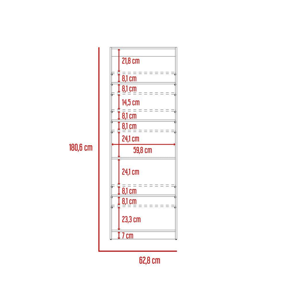 Combo de Bibliotecas Home, Macadamia, Incluye Dos Bibliotecas - VIRTUAL MUEBLES