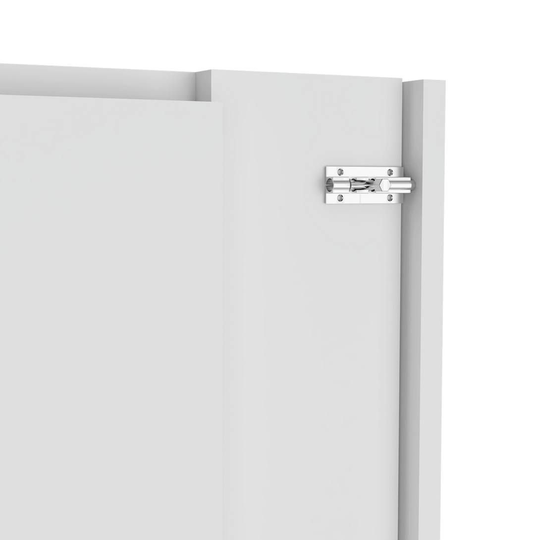 Mesa Auxiliar Vetta, Blanco, para Empotrar a la Pared y Amplia Superficie ZF - VIRTUAL MUEBLES