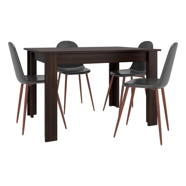 Comedor Estrella, Nogal Europeo, para cuatro Puestos No Incluye Sillas