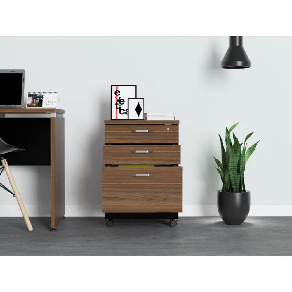 Archivador Monat color Negro y Castaño para Oficina.