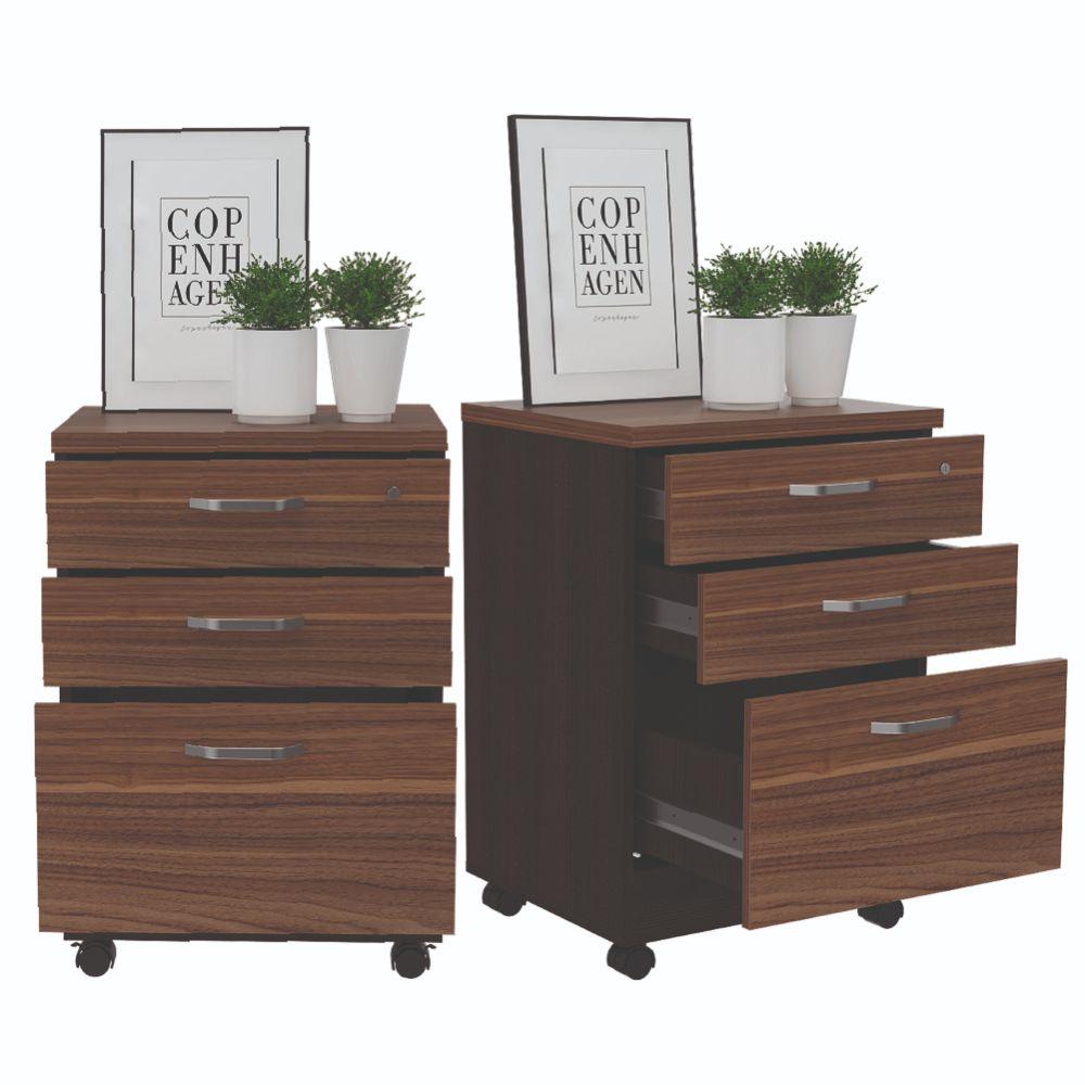 Archivador Monat color Negro y Castaño para Oficina.