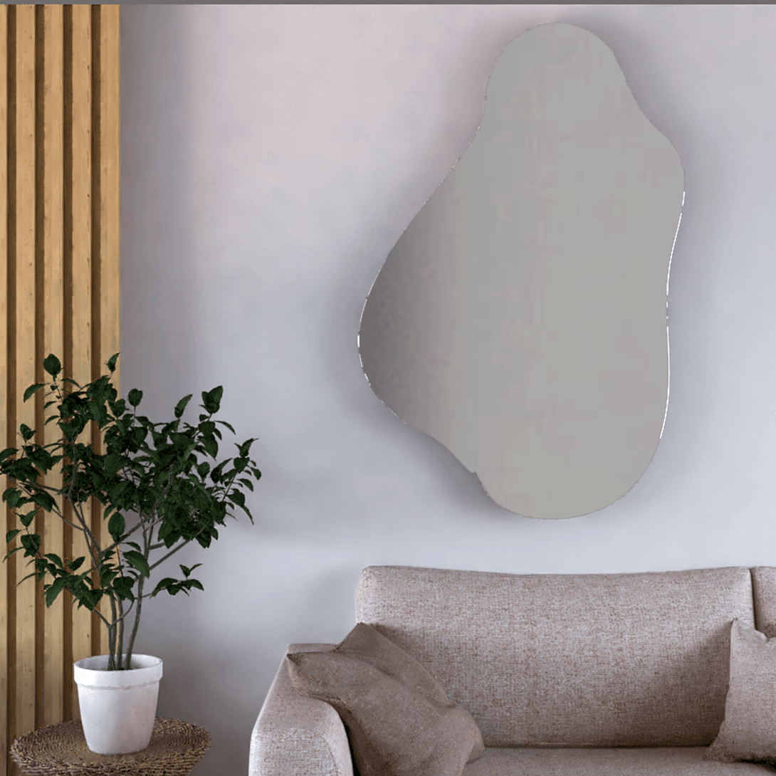 Espejo Irregular Maya, Diseño Moderno para Cualquier Espacio del Hogar - VIRTUAL MUEBLES