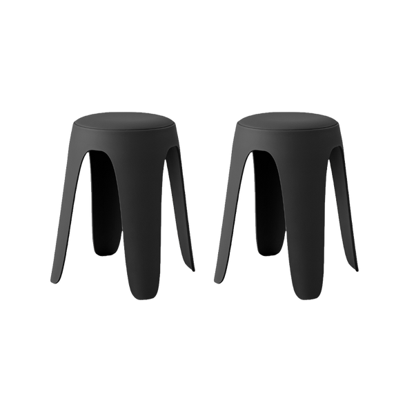 Butaco Con Cojin Else, Color Negro, Diseño Moderno incluye cojín X2