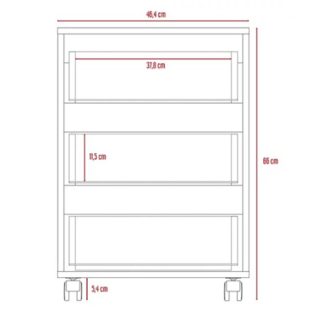Archivador Taira Color Wengue Para Oficina.
