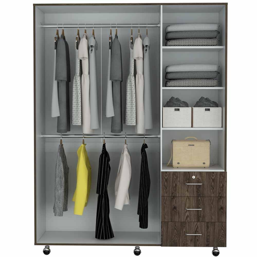 Closet Tini color Chocolate para Habitación.